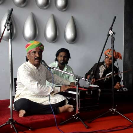 Rajasthani Folk Music group of 8 artists @ Alila Diwa Hotel, Goa